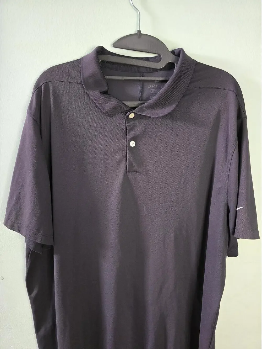 Nike Dri-FIT Standard Fit Golf Polo Shirt Men's XL Dark Gray,Athletic,sports